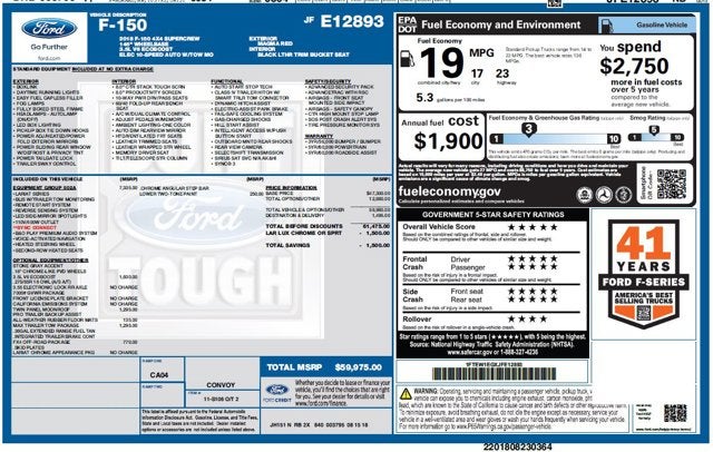 2018 Ford F-150 LARIAT