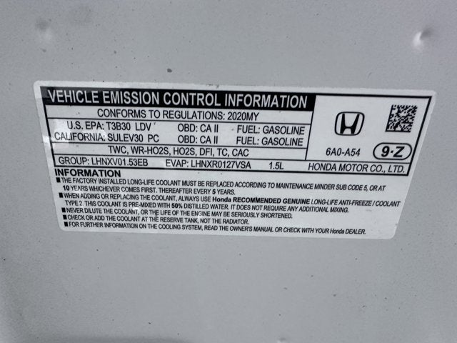 2020 Honda Accord Sedan LX