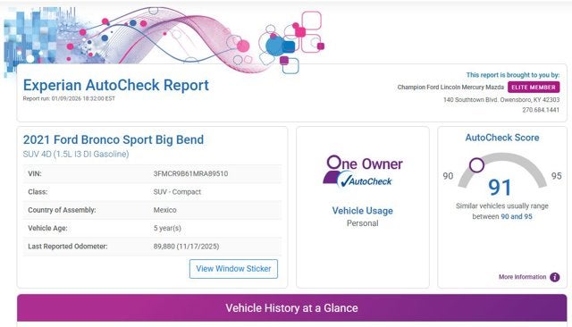 2021 Ford Bronco Sport Big Bend