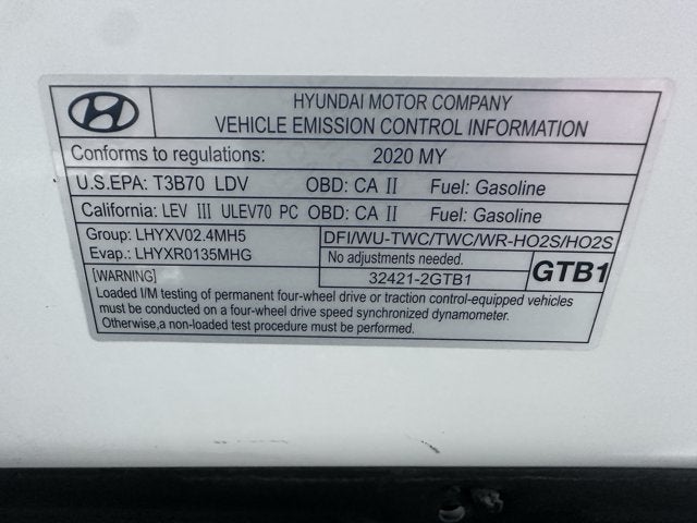 2020 Hyundai Santa Fe Limited