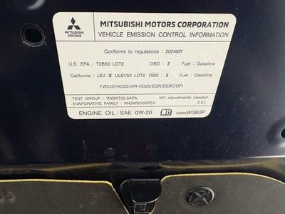 2024 Mitsubishi Outlander SE Black Edition