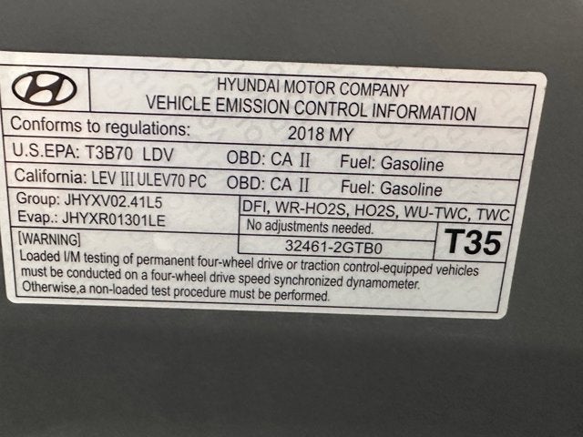 2018 Hyundai Tucson Sport